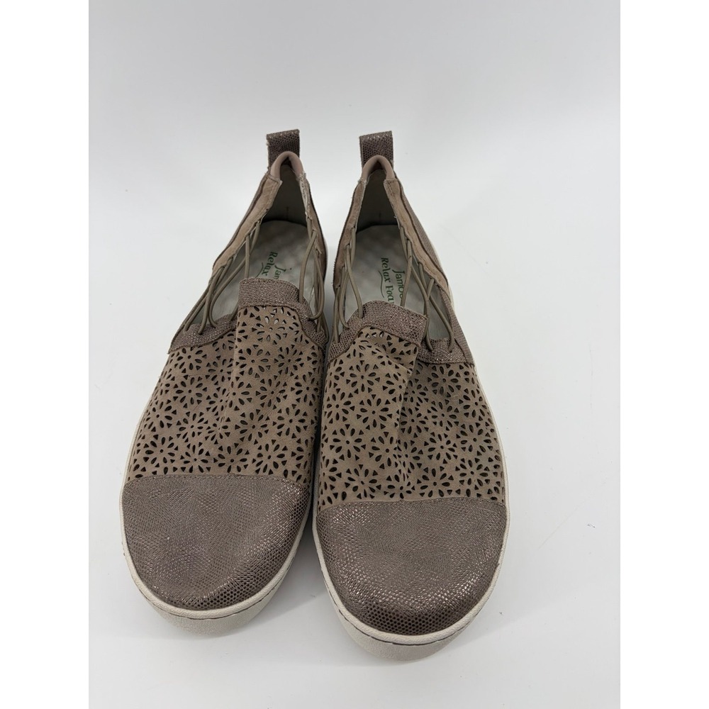 Jambu Erin Taupe Relax Foam, Slip On Sneaker, Women's Sz 9.5, Pre-Owned